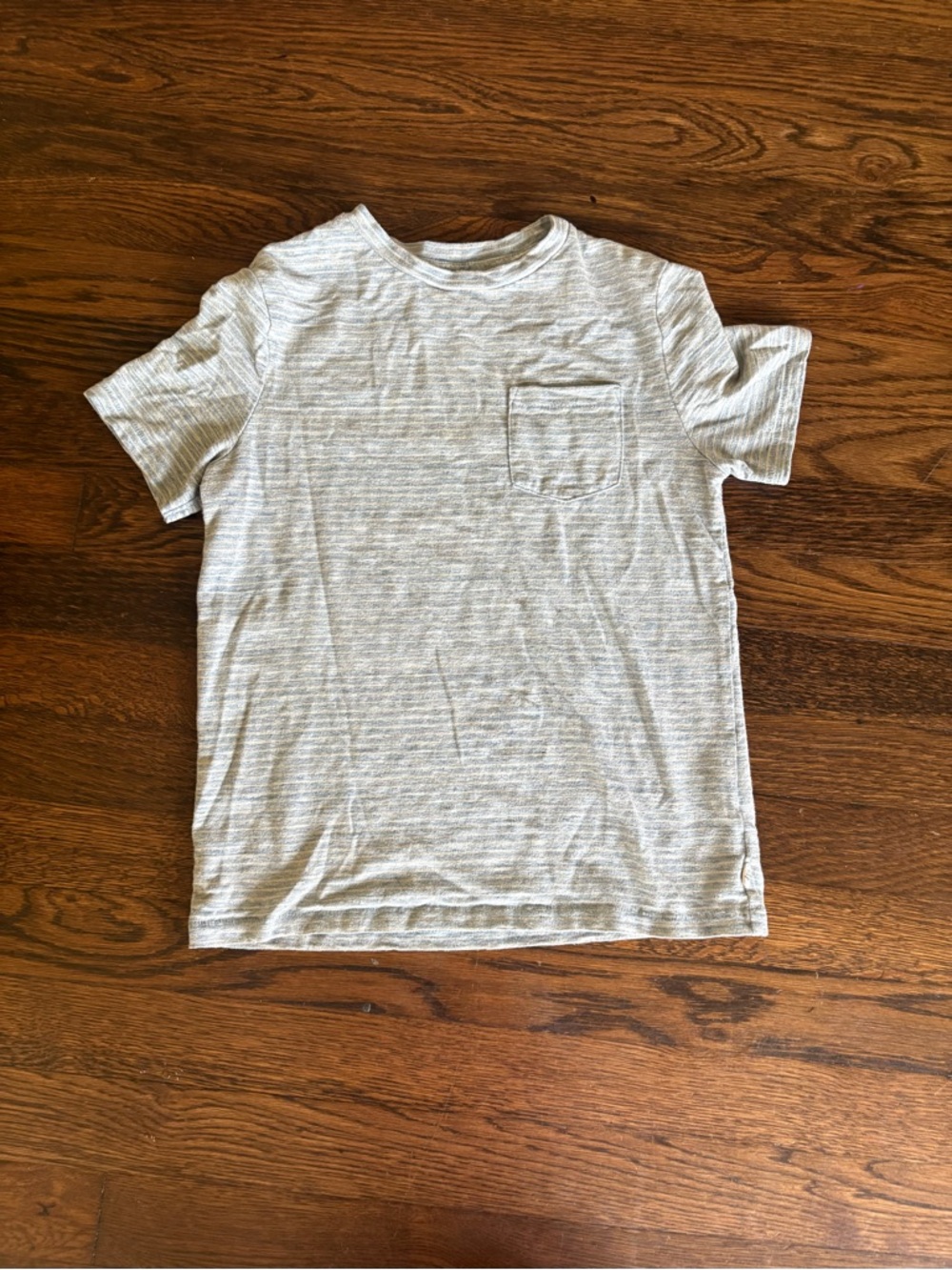 Gap boys light blue and white striped shirt